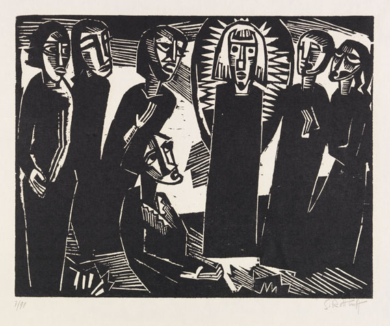 Karl Schmidt-Rottluff - Holzschnitt