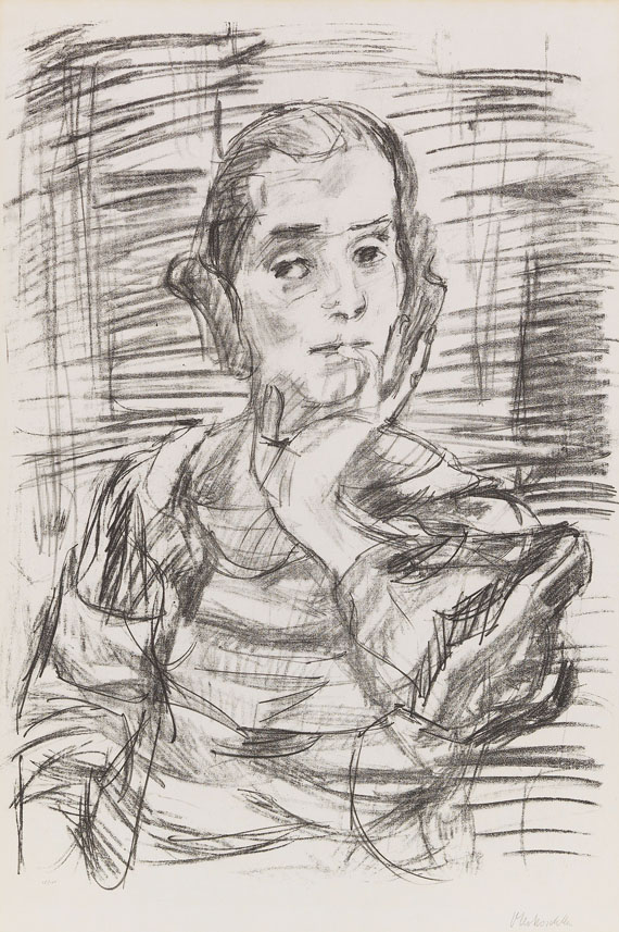 Oskar Kokoschka - Kreidelithografie