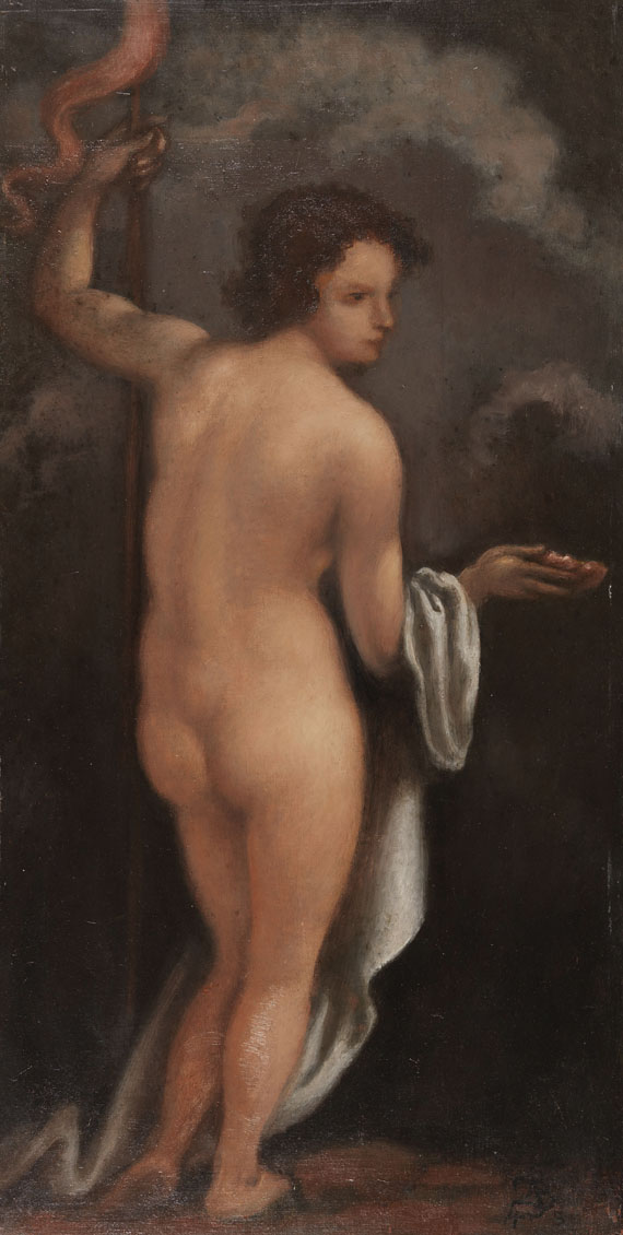 Bruno Paul Seener - Öl auf Holz