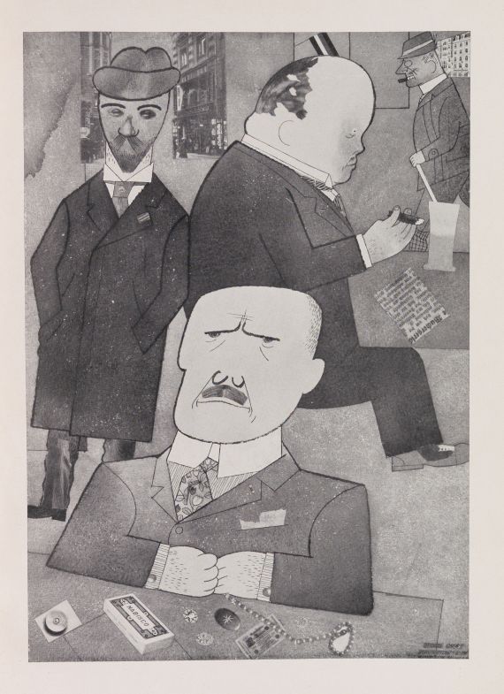 George Grosz - Offsetlithografie