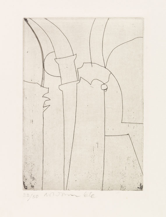 Ben Nicholson - Radierung