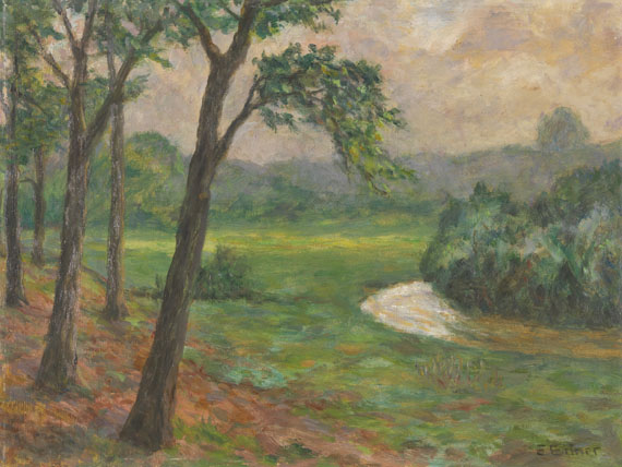 Ernst Eitner - Öl auf Malpappe