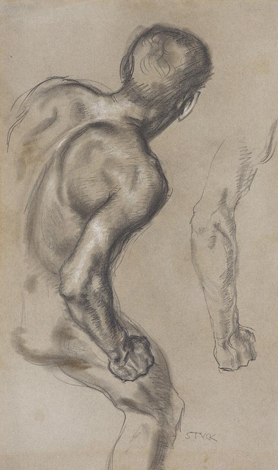 Stuck, Franz von - Pencil drawing