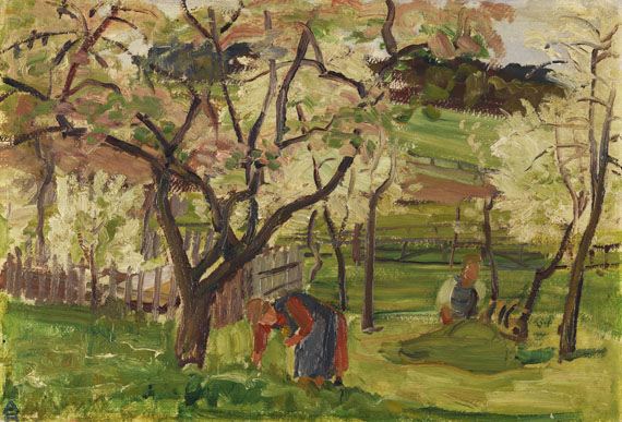 Arnold Balwé - Oil on fibreboard