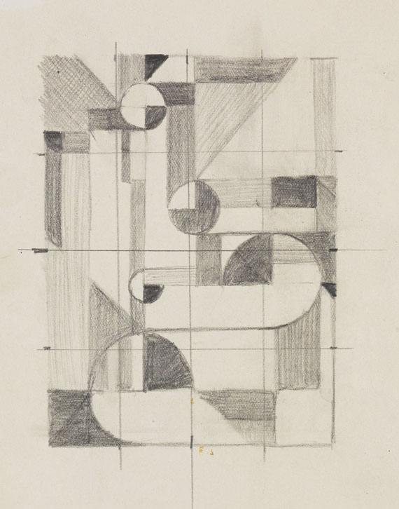 Walter Dexel - Pencil drawing