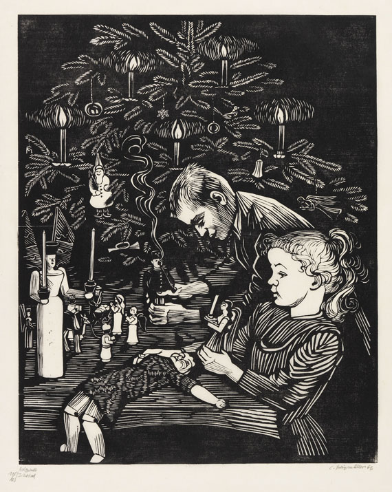 Conrad Felixmüller - Woodcut