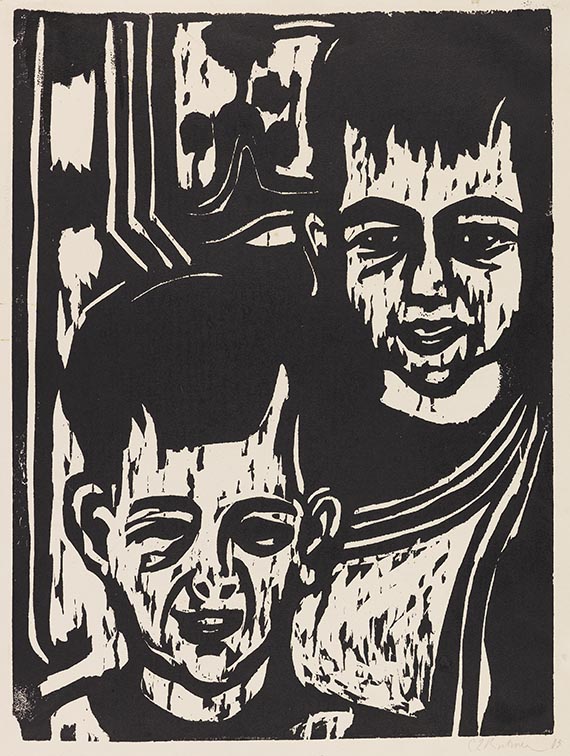 Kirchner, Ernst Ludwig - Woodcut