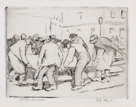 Fritz Stotz - Etching