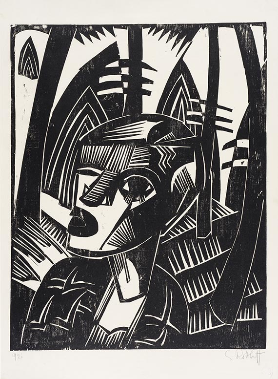 Karl Schmidt-Rottluff - Woodcut