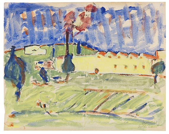 Erich Heckel - Watercolor