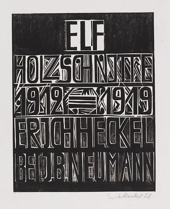 Heckel, Erich - Woodcut