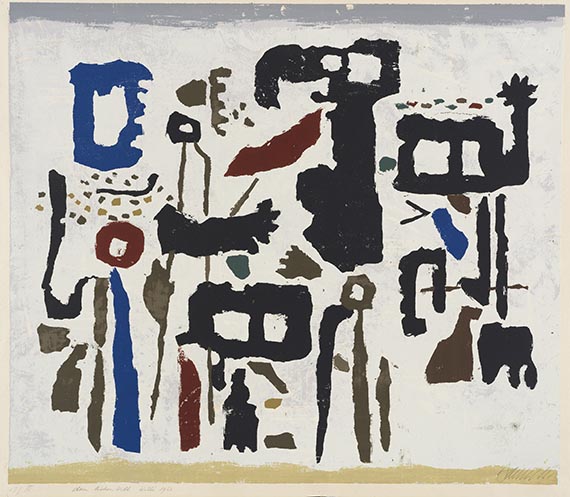 Baumeister, Willi - Silkscreen in colors