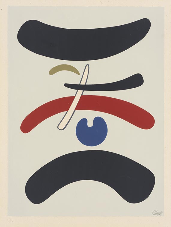 Baumeister, Willi - Silkscreen in colors