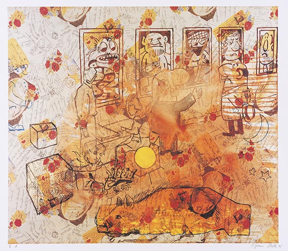 Polke, Sigmar - Offset in colors