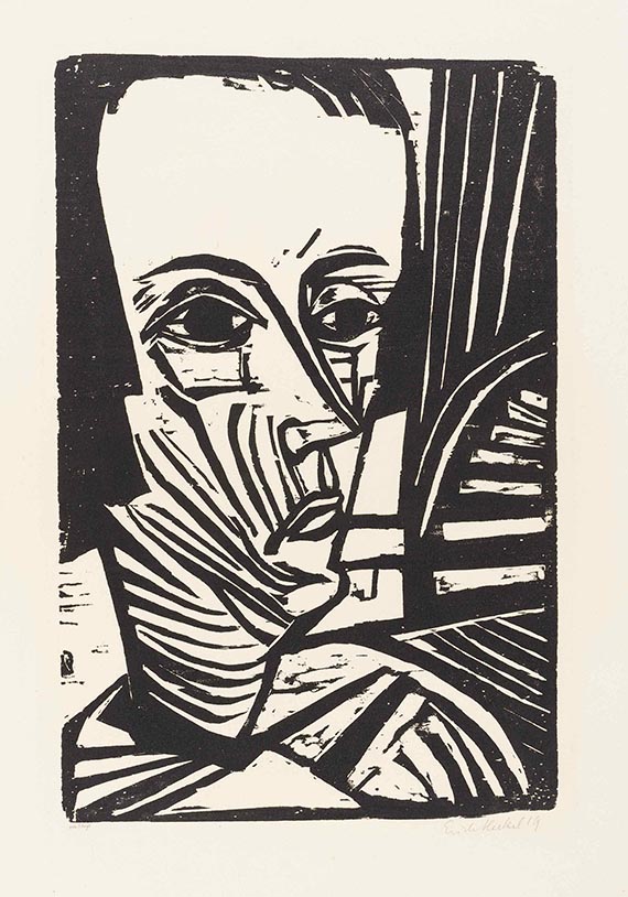 Heckel, Erich - Woodcut