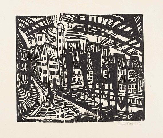 Heckel, Erich - Woodcut