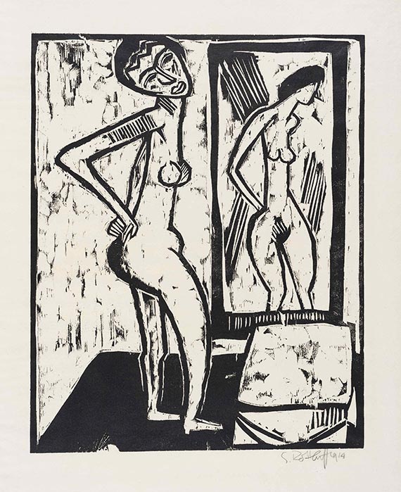 Schmidt-Rottluff, Karl - Woodcut