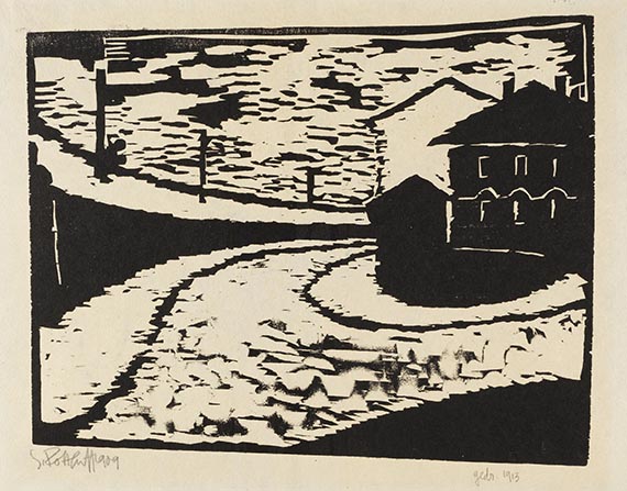 Karl Schmidt-Rottluff - Woodcut