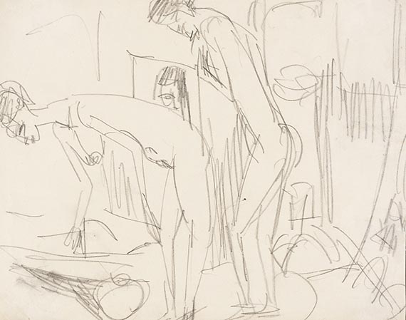 Ernst Ludwig Kirchner - Pencil drawing