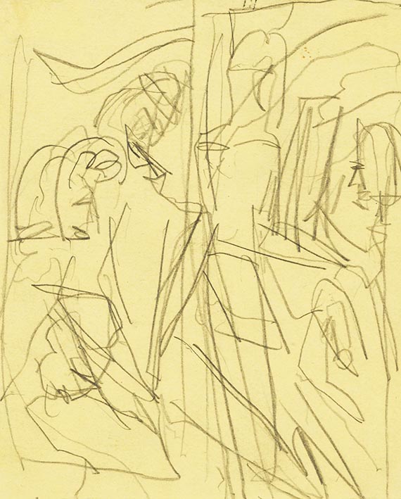 Ernst Ludwig Kirchner - Pencil drawing