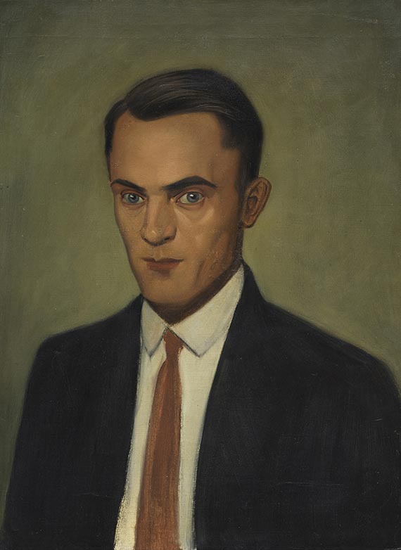 Scholz, Georg - Oil on canvas
