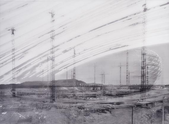 Michael Wesely - Black and white photograph