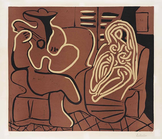 Picasso, Pablo - Linocut in colors