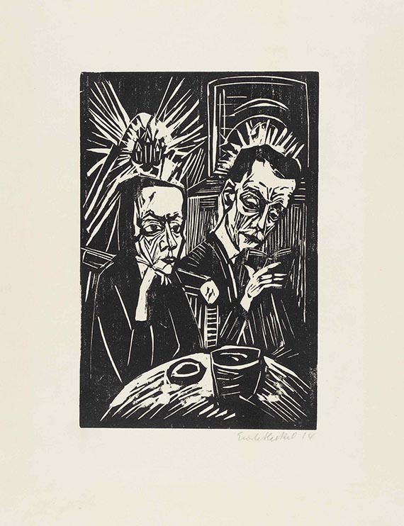 Heckel, Erich - Woodcut