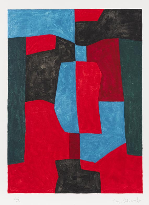 Serge Poliakoff - Lithograph in colors