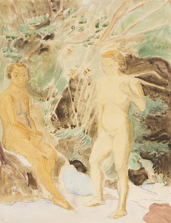 Heckel, Erich - Watercolor