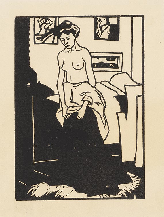 Kirchner, Ernst Ludwig - Woodcut