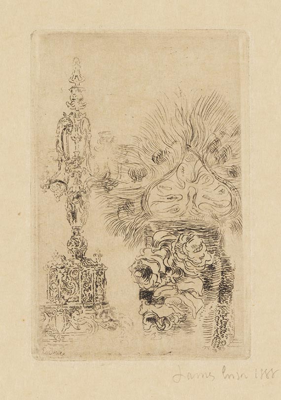 Ensor, James - Etching