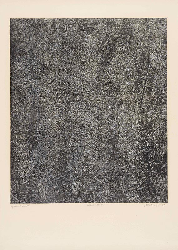 Dubuffet, Jean - Lithograph in colors