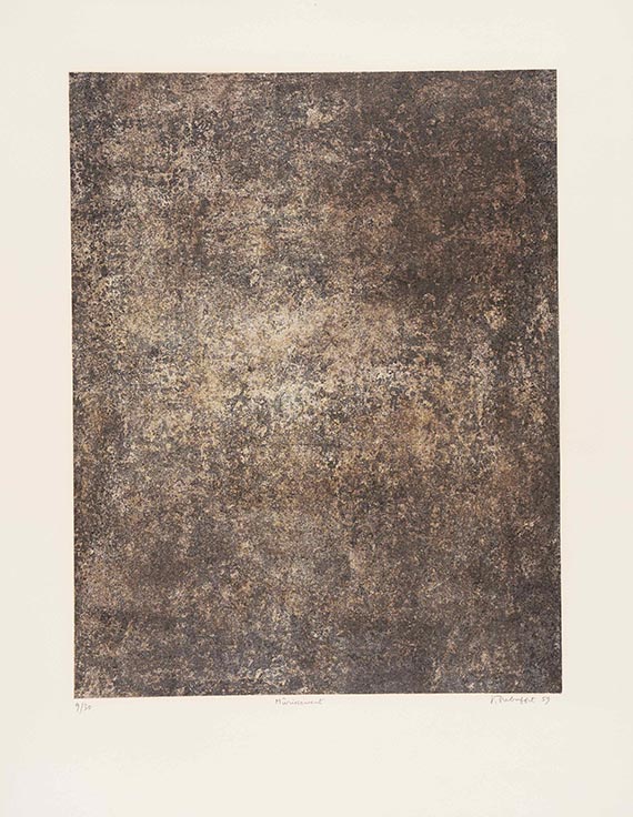 Dubuffet, Jean - Lithograph in colors