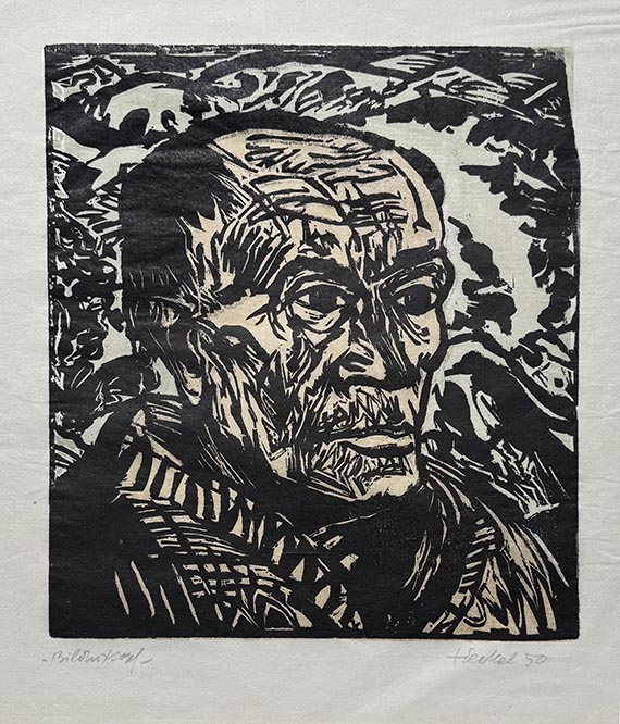Heckel, Erich - Woodcut in colors