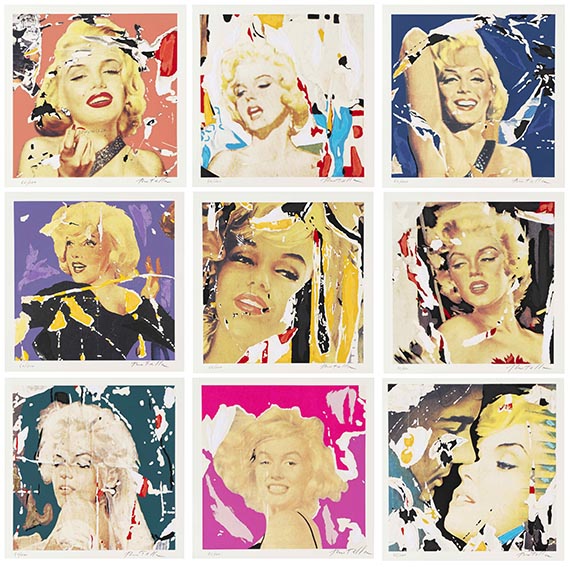 Rotella, Mimmo - Silkscreen in colors