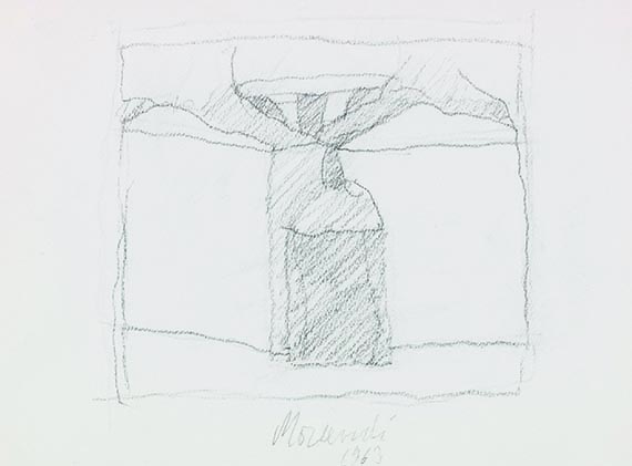 Morandi, Giorgio - Pencil drawing