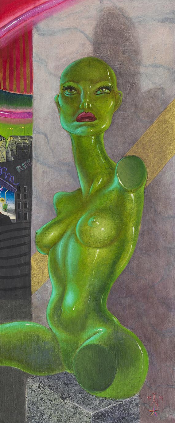 Gr&ouml;szer, Clemens - Oil on canvas