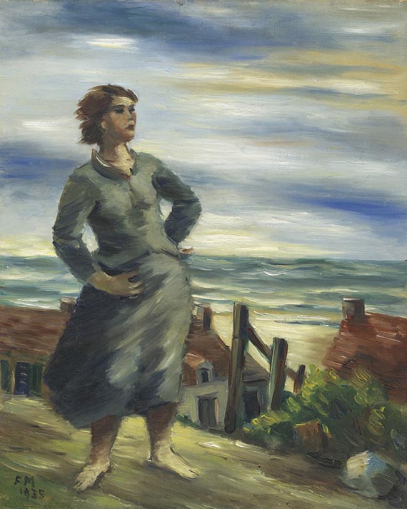 Masereel, Frans - Oil on panel