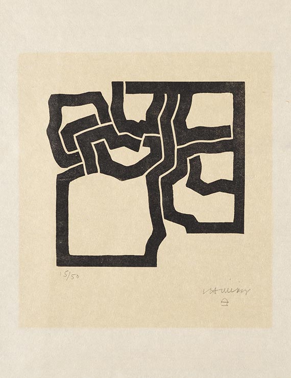 Eduardo Chillida - Woodcut