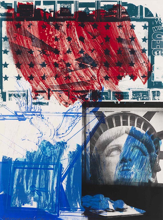 Rauschenberg, Robert - Lithograph in colors