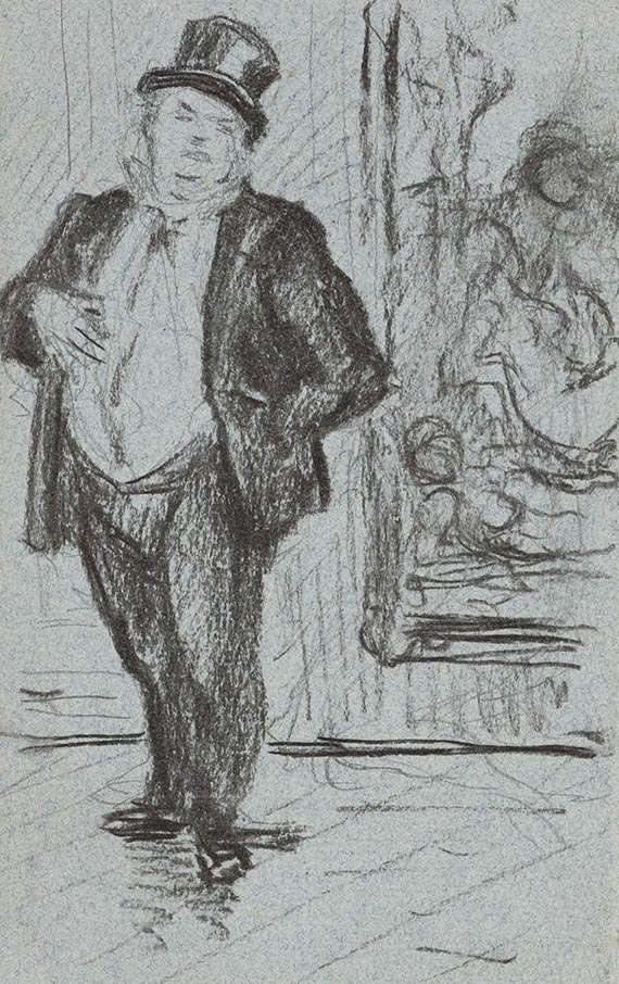 Hildebrand, Adolf von - Charcoal drawing