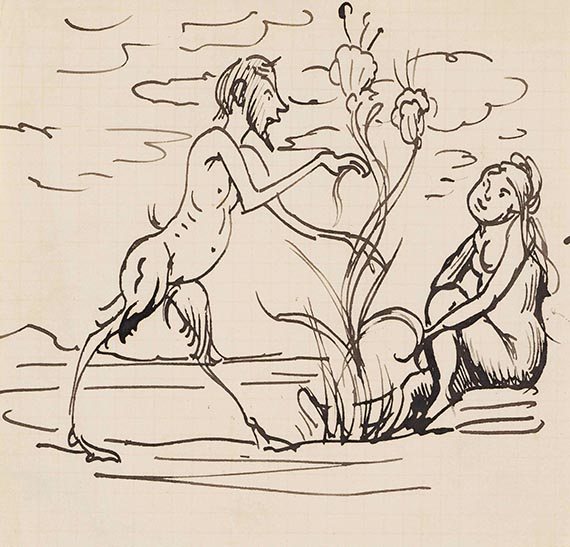 Hildebrand, Adolf von - Pencil drawing