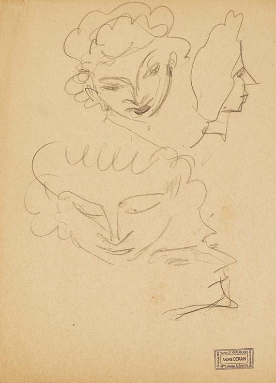Derain, André - Pencil drawing