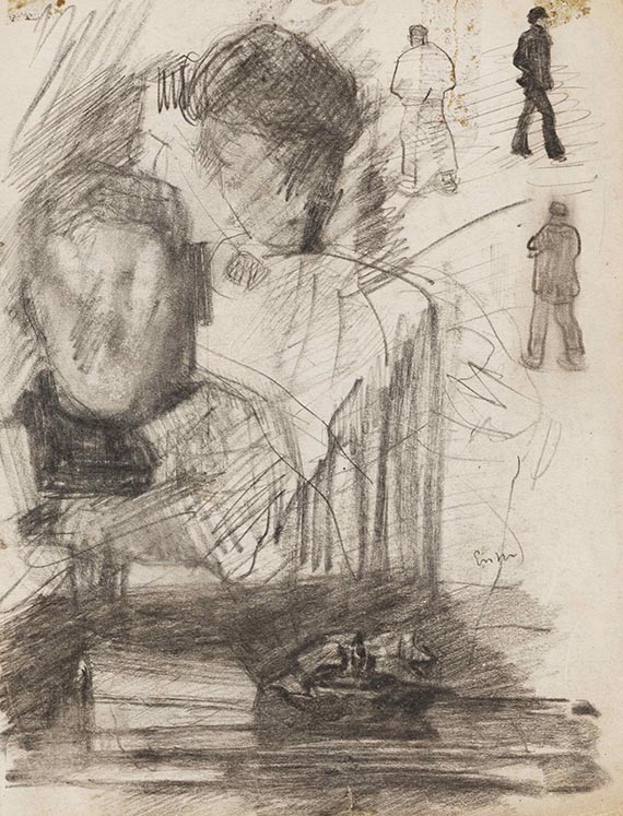 Ensor, James - Pencil drawing