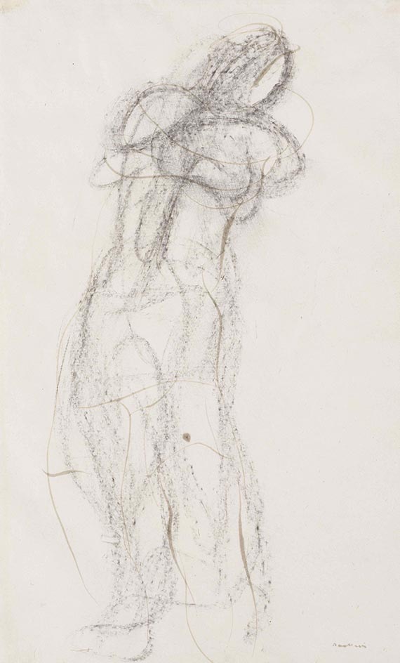 Fautrier, Jean - Charcoal drawing