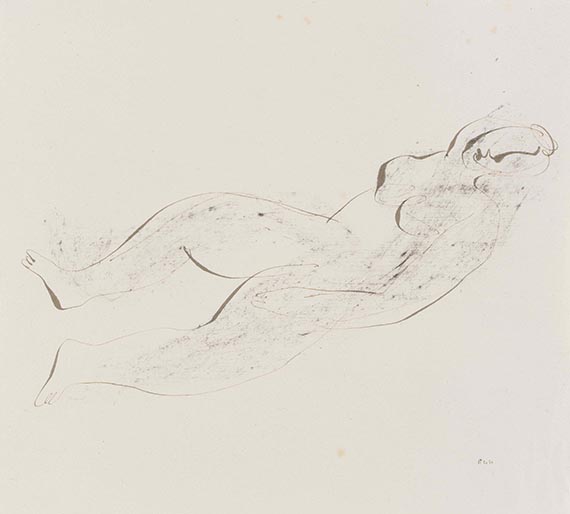 Fautrier, Jean - India ink drawing