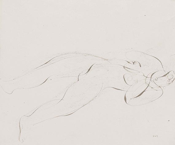 Fautrier, Jean - India ink drawing