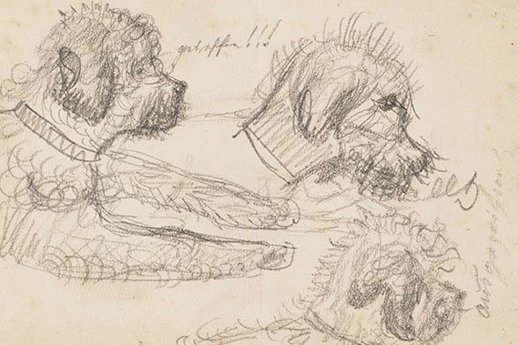 Klinger, Max - Pencil drawing