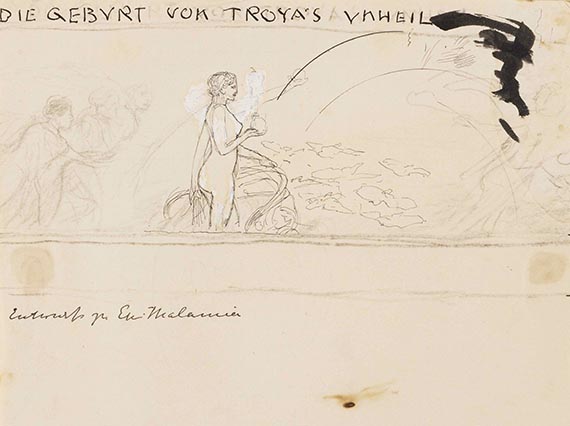 Klinger, Max - Pencil drawing